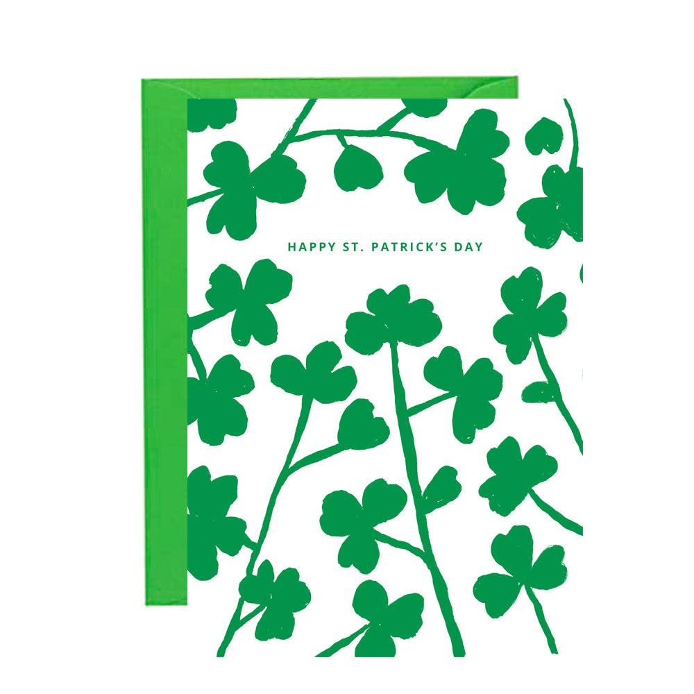 St. Patrick's Day - Shamrock Card